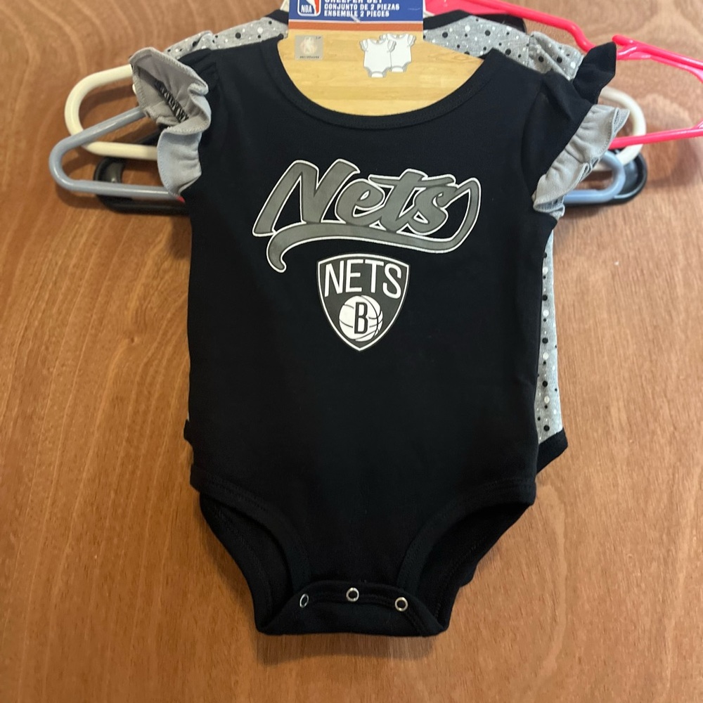 NWT Brooklyn Nets Onies size 12 months